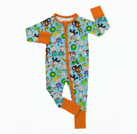 Silly Babies Convertible Zip Romper SHIPS IN FEB